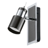 200671 Eglo Davida1 Single Spotlight Black / Chrome