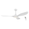 Eglo Lighting Noosa 52" and 60" White Ceiling Fan With Light
