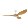 Eglo Lighting Noosa 52" and 60" White Ceiling Fan With Light
