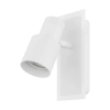 204331 Eglo Davida 2 White 1 Light single spotlight