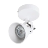 Eglo Seras 1 White Spotlight Range  205315 1 Light White