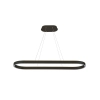 Ailia Imports Taree Oval Black Pendant