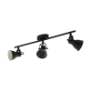 Eglo Seras 1 Spotlight Range - Black - 3 Light 98399N