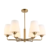 Abbey2 6 Light Brass Pendant Light