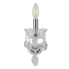 Allegra 1 Light Clear Wall Light - Front