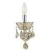 Allegra 1 Light Amber Wall Light - Front