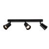 Telbix Alvey Black GU10 Spotlight Bars - 3 Light