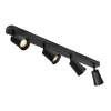 Telbix Alvey Black GU10 Spotlight Bars - 4 Light