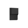 Unios Lighting Basc Medium Fixed One Black Exterior Wall Light