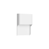 Unios Lighting Basc Fixed One White Exterior Wall Light
