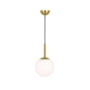 Telbix Lighting Bally 8Inch Brass Pendant