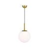 Telbix Lighting Bally 10Inch Brass Pendant