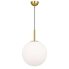 Telbix Lighting Bally 12Inch Brass Pendant