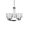 Ailia Imports Bedford 6 Light Chrome Pendant Light