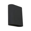 Cougar Lighting Bowen Black Outdoor Up/Down Wall Light
