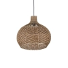 Ailia Imports Brinda 1lt Cane Pendant Light