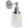 Ailia Imports - Brooklyn 1lt Chrome Wall Light