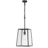 Telbix Lighting Cantena Black Pendant Light 15cm