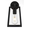 Mercator Lighting Cantena Black Exterior Wall Light