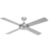 Mercator Lighting Caprice 52" Silver Ceiling Fan No Light