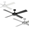 Mercator Lighting Caprice 52" Ceiling Fan - 3 Colours No Light