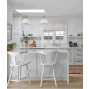 CLA Lighting - Cerema 1 Dome White 1 Light pendant light -lifestyle