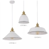 CLA Lighting Cerema 2 White 1 Light pendant light - group