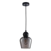 CLA Lighting Champan 1lt Pendant Smoke Glass 