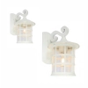 Cougar Lighting Coventry White Coach Lights - group