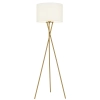 Telbix Denise Floorlamp Antique Gold & Ivory