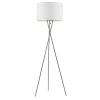 Telbix Denise Floorlamp Chrome & White