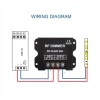 Key Chain remote and Dimmer for LED Strip - wiring diagram