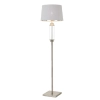 Telbix Dorcel Floor Lamp - Nickel with clear glass