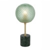 Telbix Elwick Table Lamp - Green Marble / Green Glass