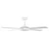 Fanco Eco Silent Deluxe 52inch Ceiling Fan White  - side view