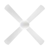 Fanco Eco Silent Deluxe 52inch Ceiling Fan White with LED Light - underside view