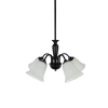 Ailia Imports - Evie 5 light matt black pendant lights