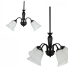 Ailia Imports - Evie 3 light and 5 light matt black pendant lights