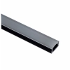 EXT-002 Surface mounted Aluminium Extrusion - Black / Frosted 2