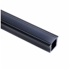 EXT-003 Recessed Aluminium Extrusion - Black with smoked diffuser 2