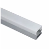 EXT-011 Aluminium Extrusion - Silver with Opal diffuser 2
