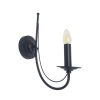 Ailia Imports Fairstead 1 Light Wall Light, Matt Black