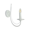Ailia Imports Fairstead 1 Light Wall Light, Matt White