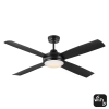 Mercator IKUU Smart ceiling Fan  Anova with Light kit FC1148BKWIFI Black