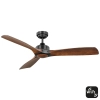 Mercator IKUU Smart DC Ceiling Fan - Black / Koa FC620133GBK
