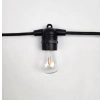 Lumenesk Festoon Lighting - Flush Mounted - 10 metre string - closeup