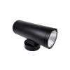 Ailia Imports Force 2 x 12watt LED Up / Down Pillar Lights= Black angle