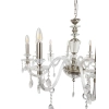 Ailia Imports Francesca 10 Light Crystal pendant - closeup