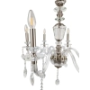 Ailia Imports Francesca 6 Light Crystal pendant - closeup