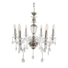 Ailia Imports Francesca 6 Light Crystal pendant